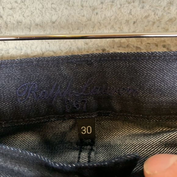 Ralph Lauren Jeans Women 30 Blue Dark Wash Bootcut 867 Denim Made In USA - Picture 8 of 11